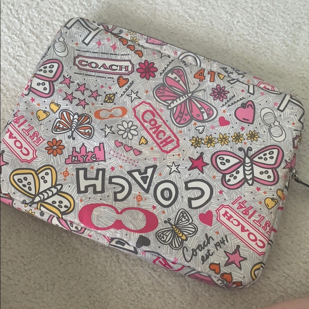Coach laptop case